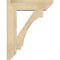 Ekena Millwork Imperial Slat Rough Sawn Bracket w/ Offset Brace, Douglas Fir, 8"W x 28"D x 36"H BKT0806X28X36IMP06RDF - alternate 2